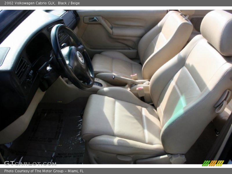 Black / Beige 2002 Volkswagen Cabrio GLX