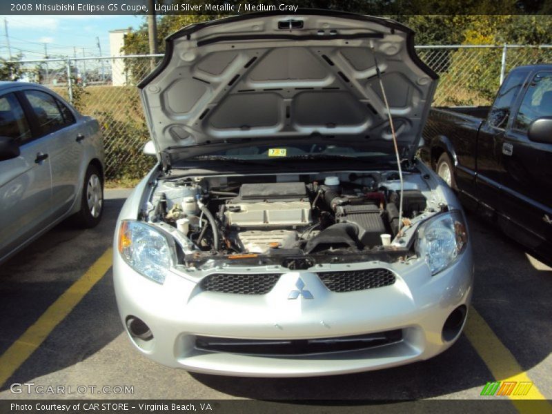 Liquid Silver Metallic / Medium Gray 2008 Mitsubishi Eclipse GS Coupe