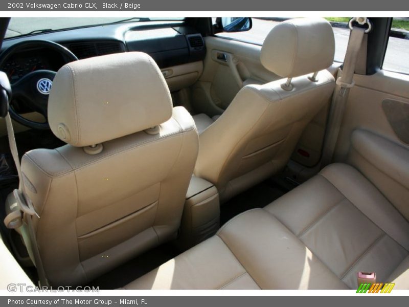 Black / Beige 2002 Volkswagen Cabrio GLX