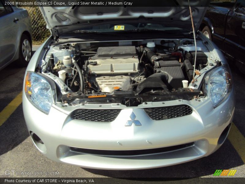 Liquid Silver Metallic / Medium Gray 2008 Mitsubishi Eclipse GS Coupe