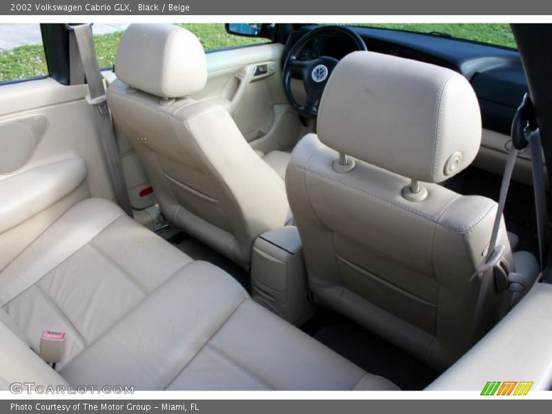 Black / Beige 2002 Volkswagen Cabrio GLX