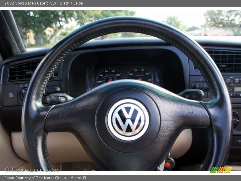 Black / Beige 2002 Volkswagen Cabrio GLX