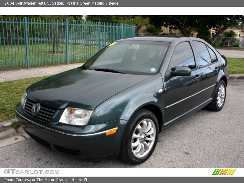 Alaska Green Metallic / Beige 2004 Volkswagen Jetta GL Sedan