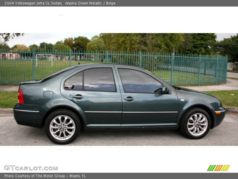Alaska Green Metallic / Beige 2004 Volkswagen Jetta GL Sedan