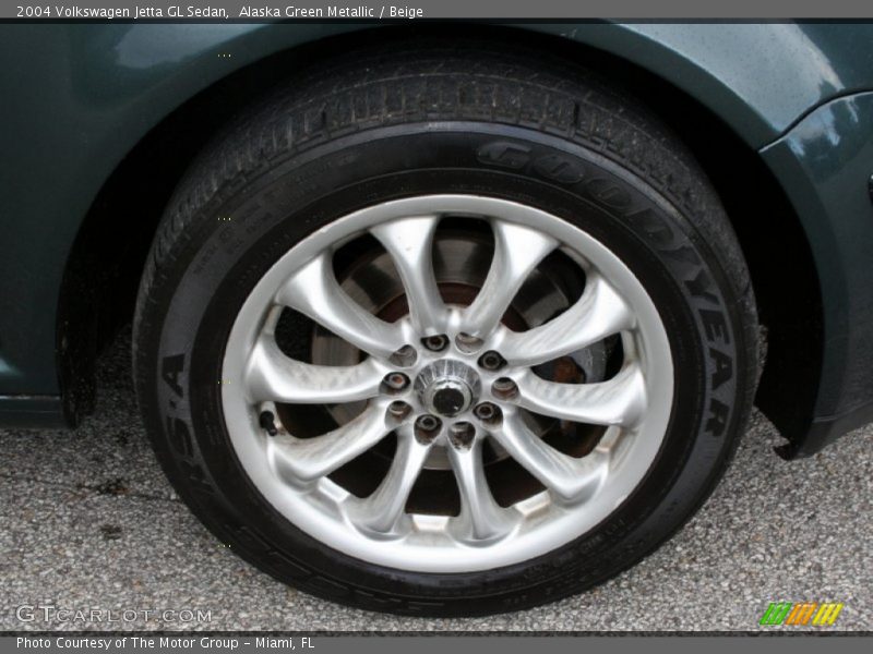 Alaska Green Metallic / Beige 2004 Volkswagen Jetta GL Sedan