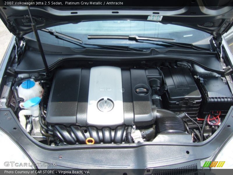 Platinum Grey Metallic / Anthracite 2007 Volkswagen Jetta 2.5 Sedan