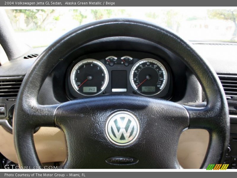 Alaska Green Metallic / Beige 2004 Volkswagen Jetta GL Sedan