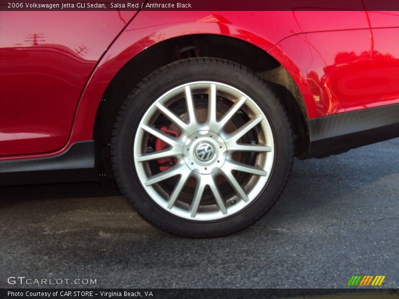 Salsa Red / Anthracite Black 2006 Volkswagen Jetta GLI Sedan