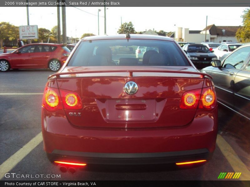 Salsa Red / Anthracite Black 2006 Volkswagen Jetta GLI Sedan