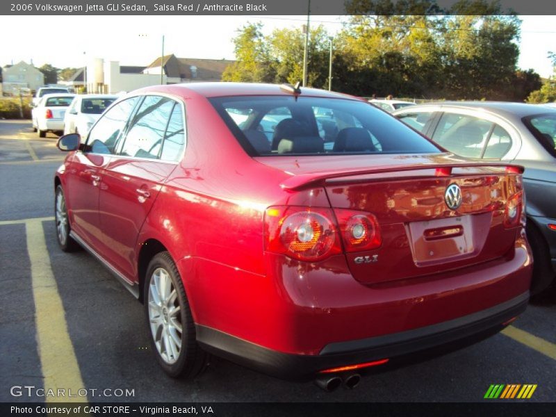 Salsa Red / Anthracite Black 2006 Volkswagen Jetta GLI Sedan