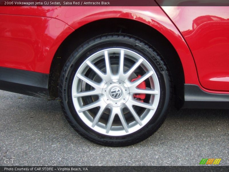 Salsa Red / Anthracite Black 2006 Volkswagen Jetta GLI Sedan