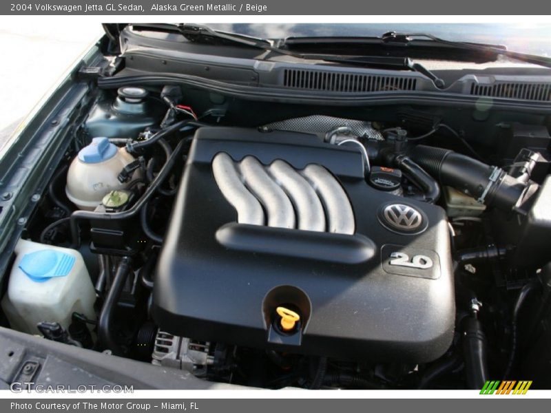 Alaska Green Metallic / Beige 2004 Volkswagen Jetta GL Sedan