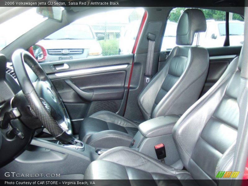 Salsa Red / Anthracite Black 2006 Volkswagen Jetta GLI Sedan