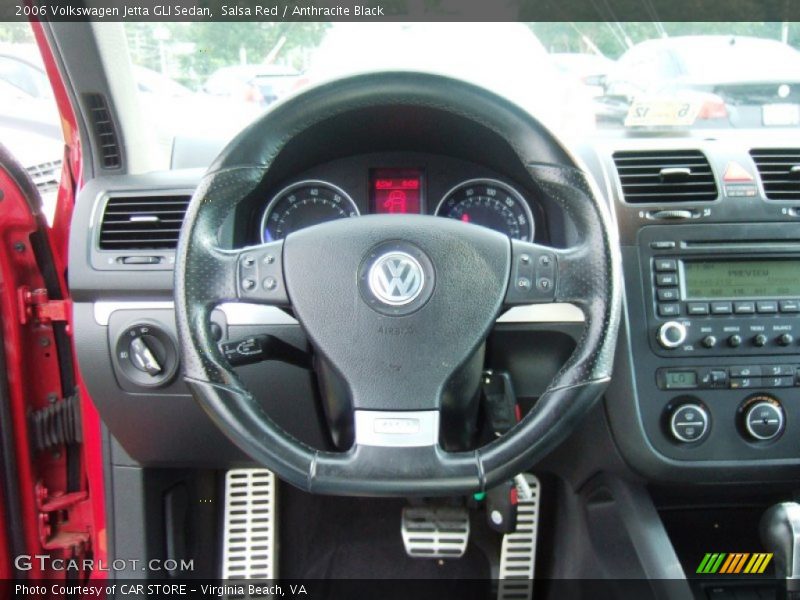 Salsa Red / Anthracite Black 2006 Volkswagen Jetta GLI Sedan