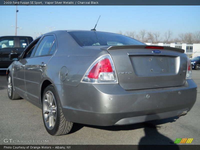 Vapor Silver Metallic / Charcoal Black 2009 Ford Fusion SE Sport
