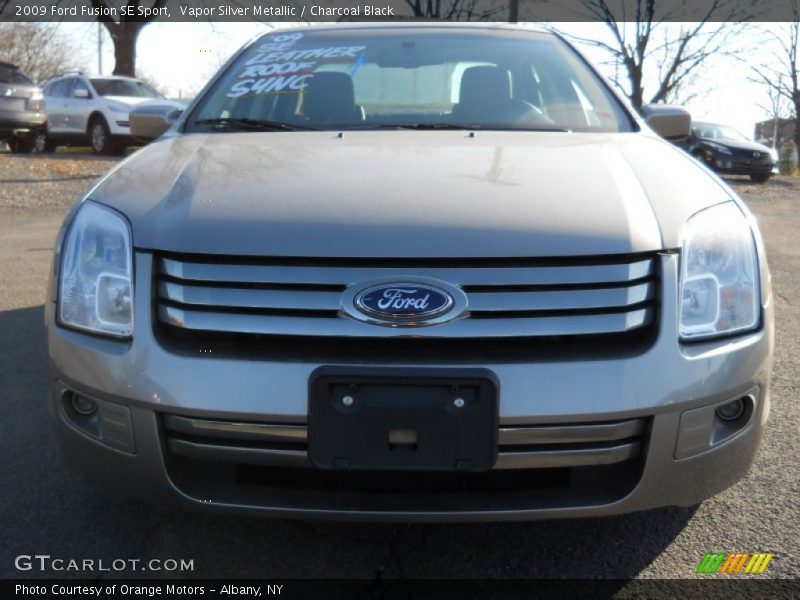 Vapor Silver Metallic / Charcoal Black 2009 Ford Fusion SE Sport