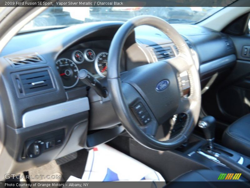 Vapor Silver Metallic / Charcoal Black 2009 Ford Fusion SE Sport