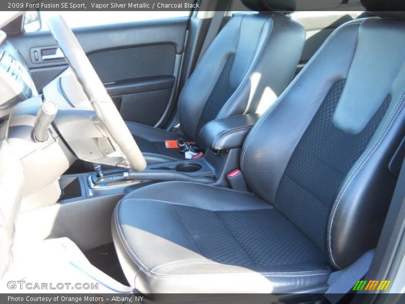 Vapor Silver Metallic / Charcoal Black 2009 Ford Fusion SE Sport