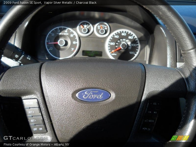 Vapor Silver Metallic / Charcoal Black 2009 Ford Fusion SE Sport