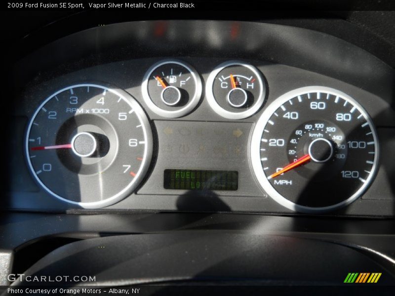 Vapor Silver Metallic / Charcoal Black 2009 Ford Fusion SE Sport