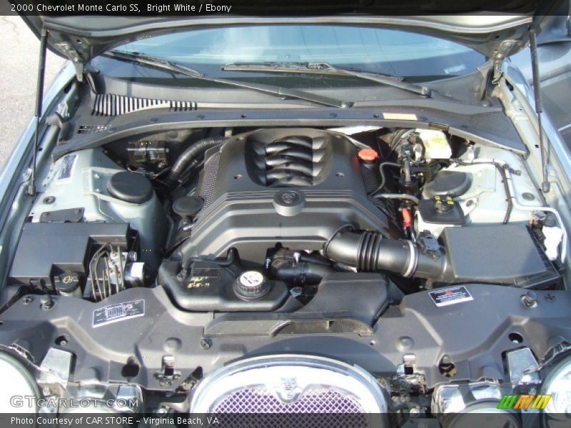 Bright White / Ebony 2000 Chevrolet Monte Carlo SS