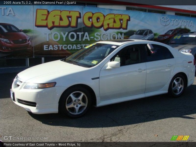 White Diamond Pearl / Quartz 2005 Acura TL 3.2