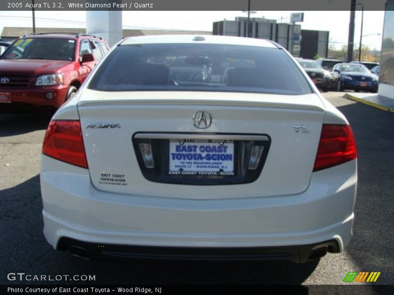 White Diamond Pearl / Quartz 2005 Acura TL 3.2