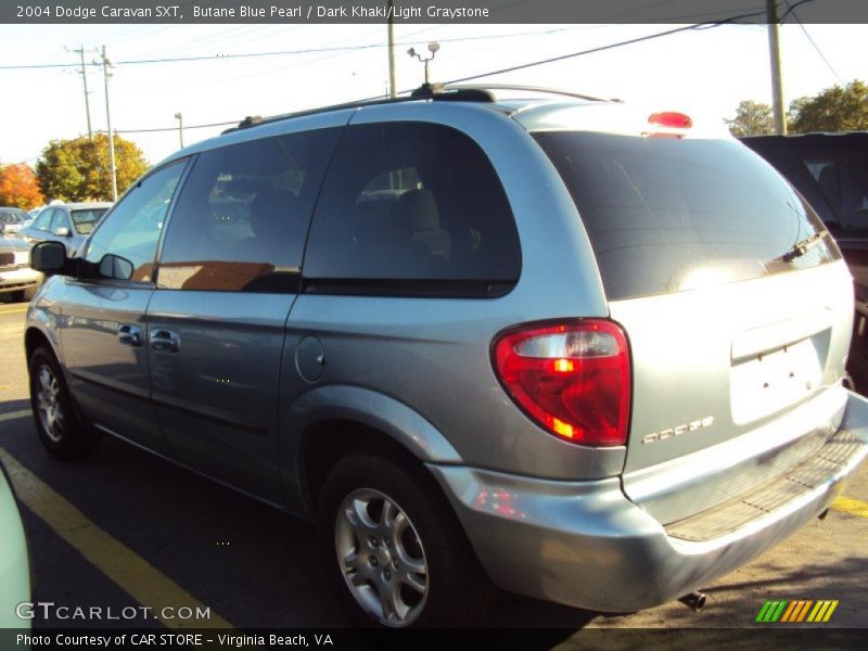 Butane Blue Pearl / Dark Khaki/Light Graystone 2004 Dodge Caravan SXT
