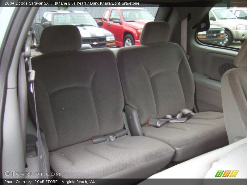 Butane Blue Pearl / Dark Khaki/Light Graystone 2004 Dodge Caravan SXT