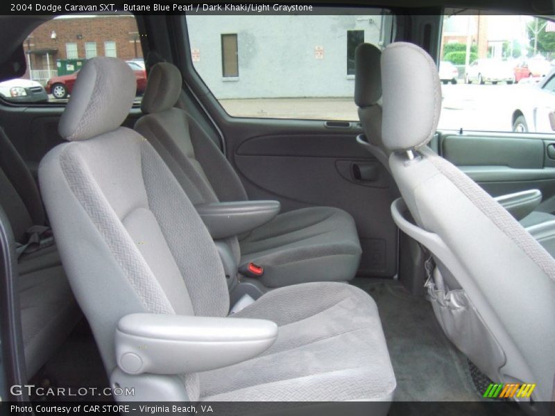Butane Blue Pearl / Dark Khaki/Light Graystone 2004 Dodge Caravan SXT
