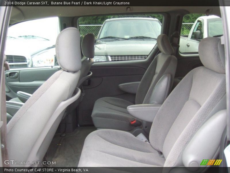Butane Blue Pearl / Dark Khaki/Light Graystone 2004 Dodge Caravan SXT