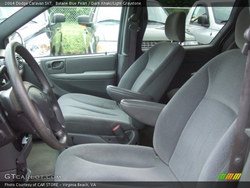 Butane Blue Pearl / Dark Khaki/Light Graystone 2004 Dodge Caravan SXT