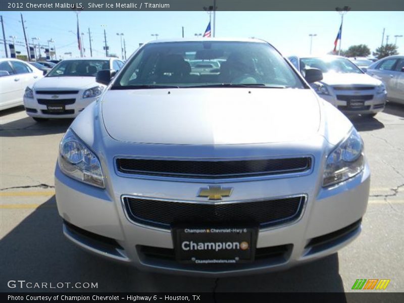 Silver Ice Metallic / Titanium 2012 Chevrolet Malibu LS