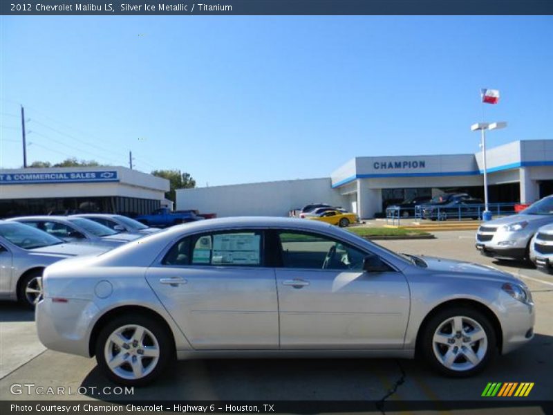 Silver Ice Metallic / Titanium 2012 Chevrolet Malibu LS