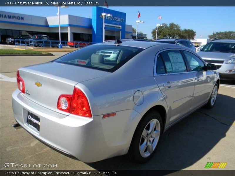 Silver Ice Metallic / Titanium 2012 Chevrolet Malibu LS