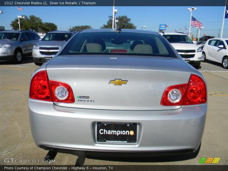 Silver Ice Metallic / Titanium 2012 Chevrolet Malibu LS