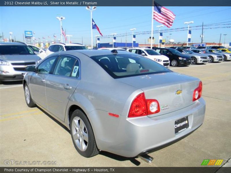 Silver Ice Metallic / Titanium 2012 Chevrolet Malibu LS