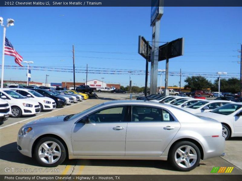 Silver Ice Metallic / Titanium 2012 Chevrolet Malibu LS