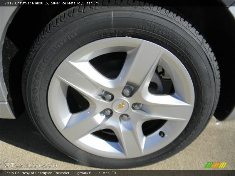Silver Ice Metallic / Titanium 2012 Chevrolet Malibu LS