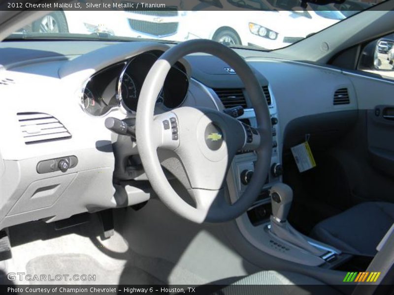 Silver Ice Metallic / Titanium 2012 Chevrolet Malibu LS
