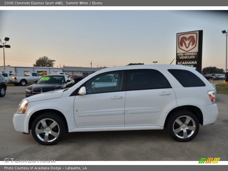 Summit White / Ebony 2008 Chevrolet Equinox Sport AWD