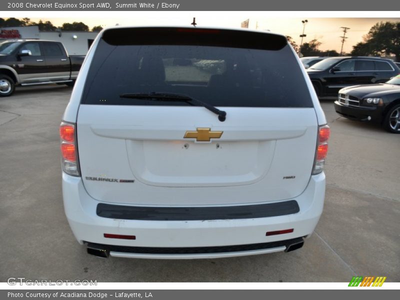Summit White / Ebony 2008 Chevrolet Equinox Sport AWD