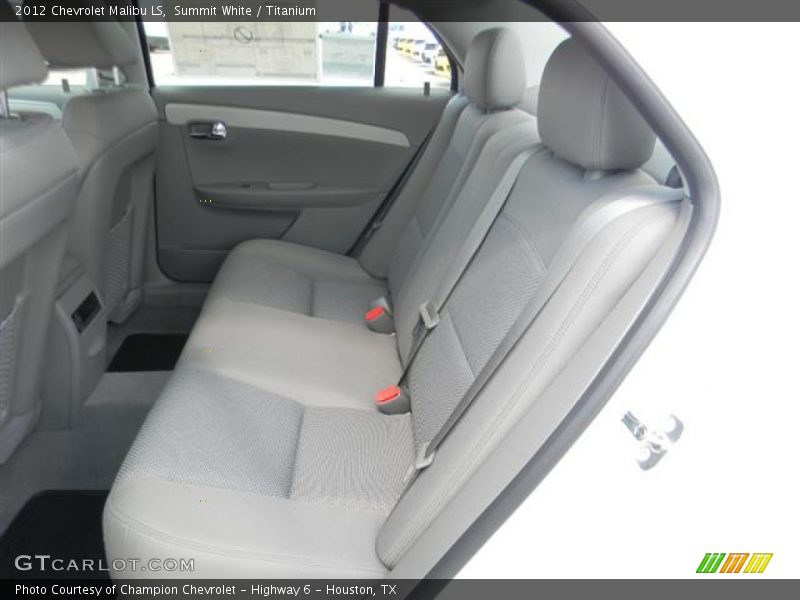 Summit White / Titanium 2012 Chevrolet Malibu LS