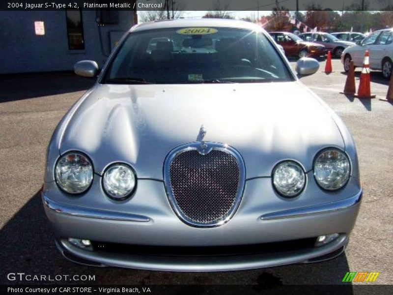 Platinum Metallic / Charcoal 2004 Jaguar S-Type 4.2