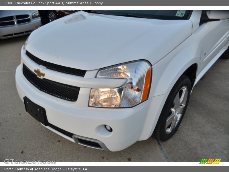 Summit White / Ebony 2008 Chevrolet Equinox Sport AWD