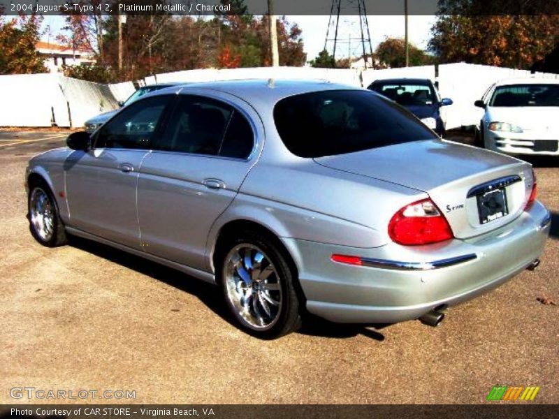 Platinum Metallic / Charcoal 2004 Jaguar S-Type 4.2