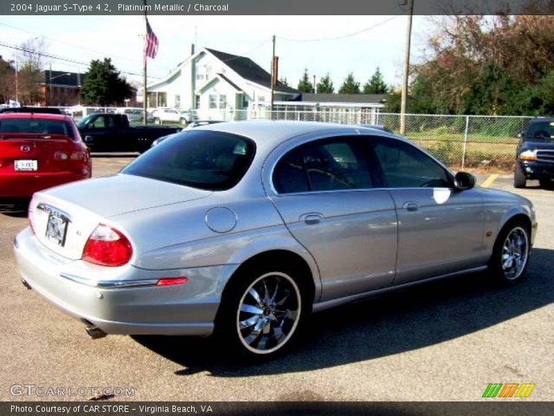Platinum Metallic / Charcoal 2004 Jaguar S-Type 4.2