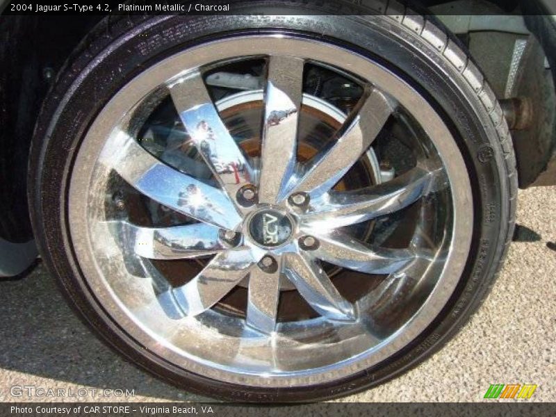 Platinum Metallic / Charcoal 2004 Jaguar S-Type 4.2