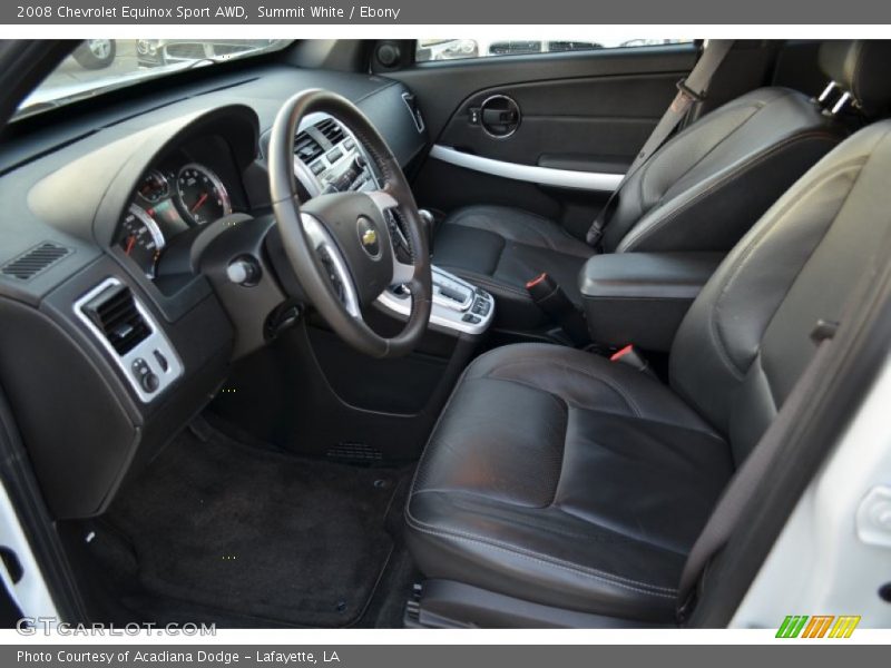  2008 Equinox Sport AWD Ebony Interior