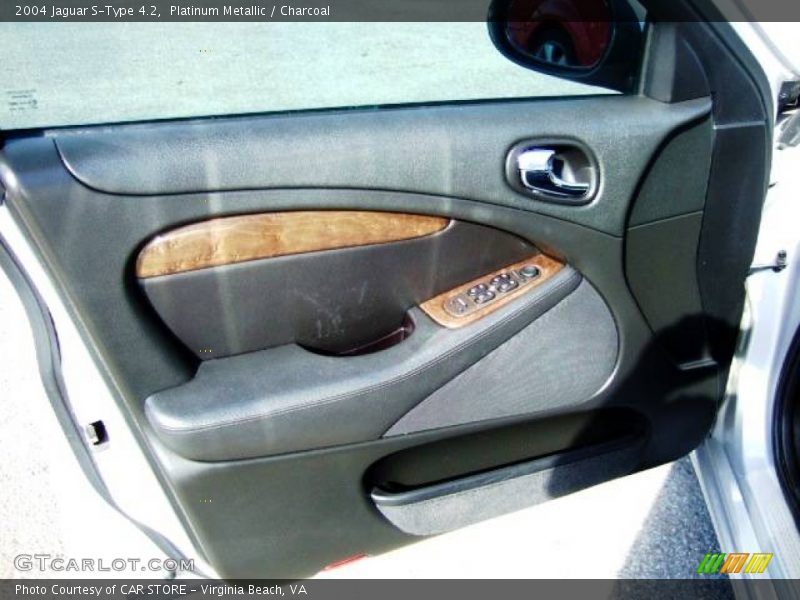 Platinum Metallic / Charcoal 2004 Jaguar S-Type 4.2